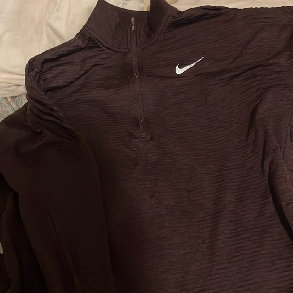 nike zip up sports shirt